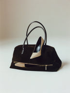 Espresso Suede Club Bag